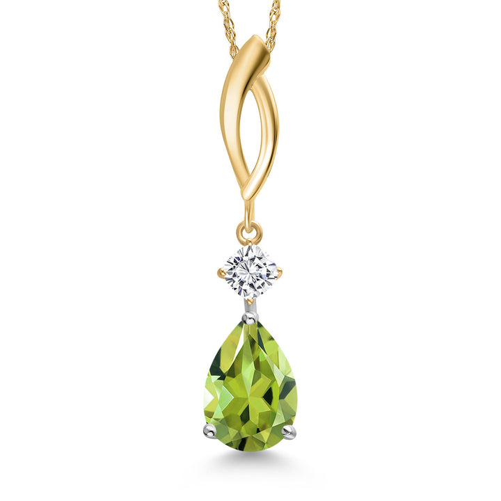 Pendant in 925 Sterling Silver and 10K Yellow Gold