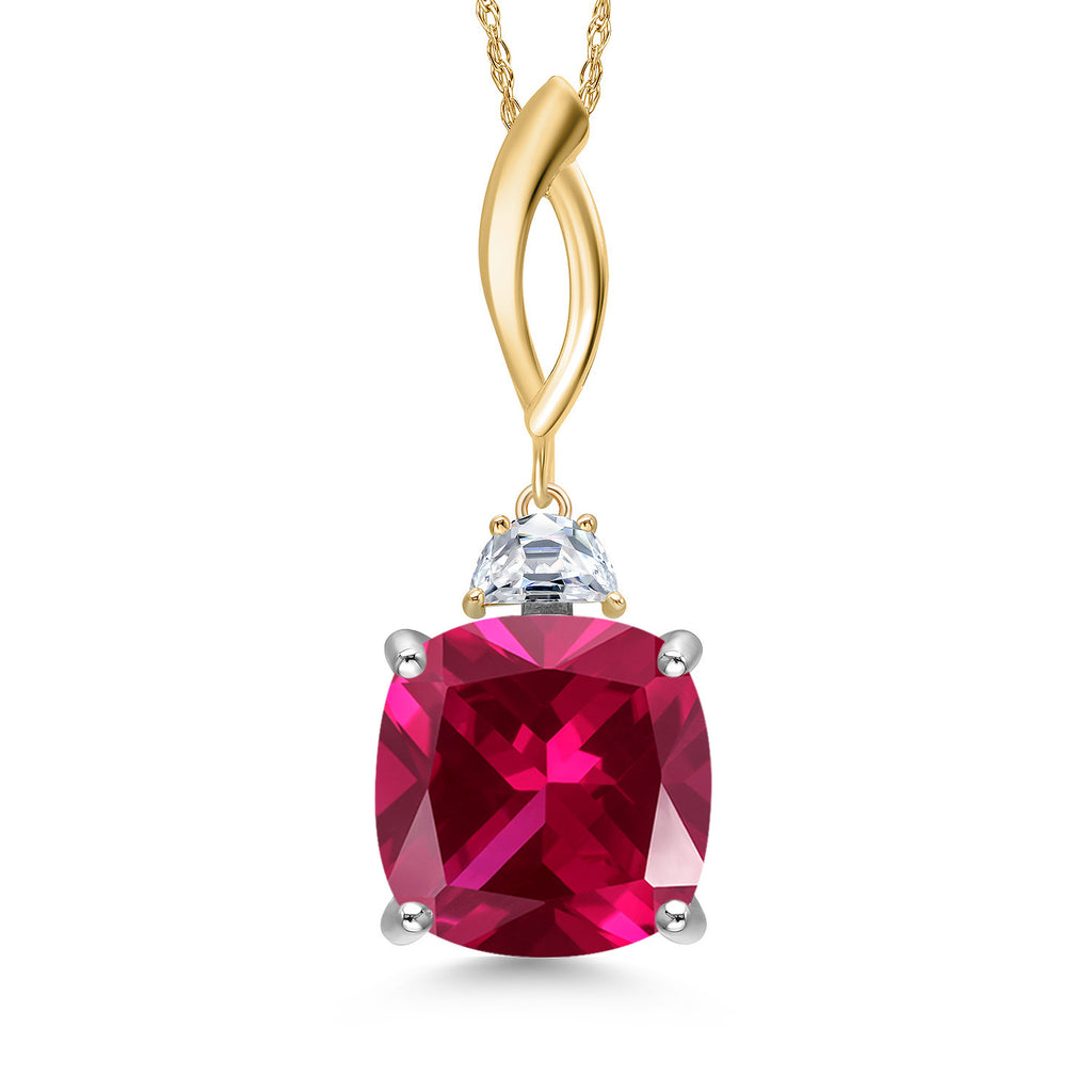 Pendant in 925 Sterling Silver and 10K Yellow Gold