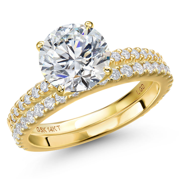 Center 4ct_5_Ring in 14K Yellow Gold