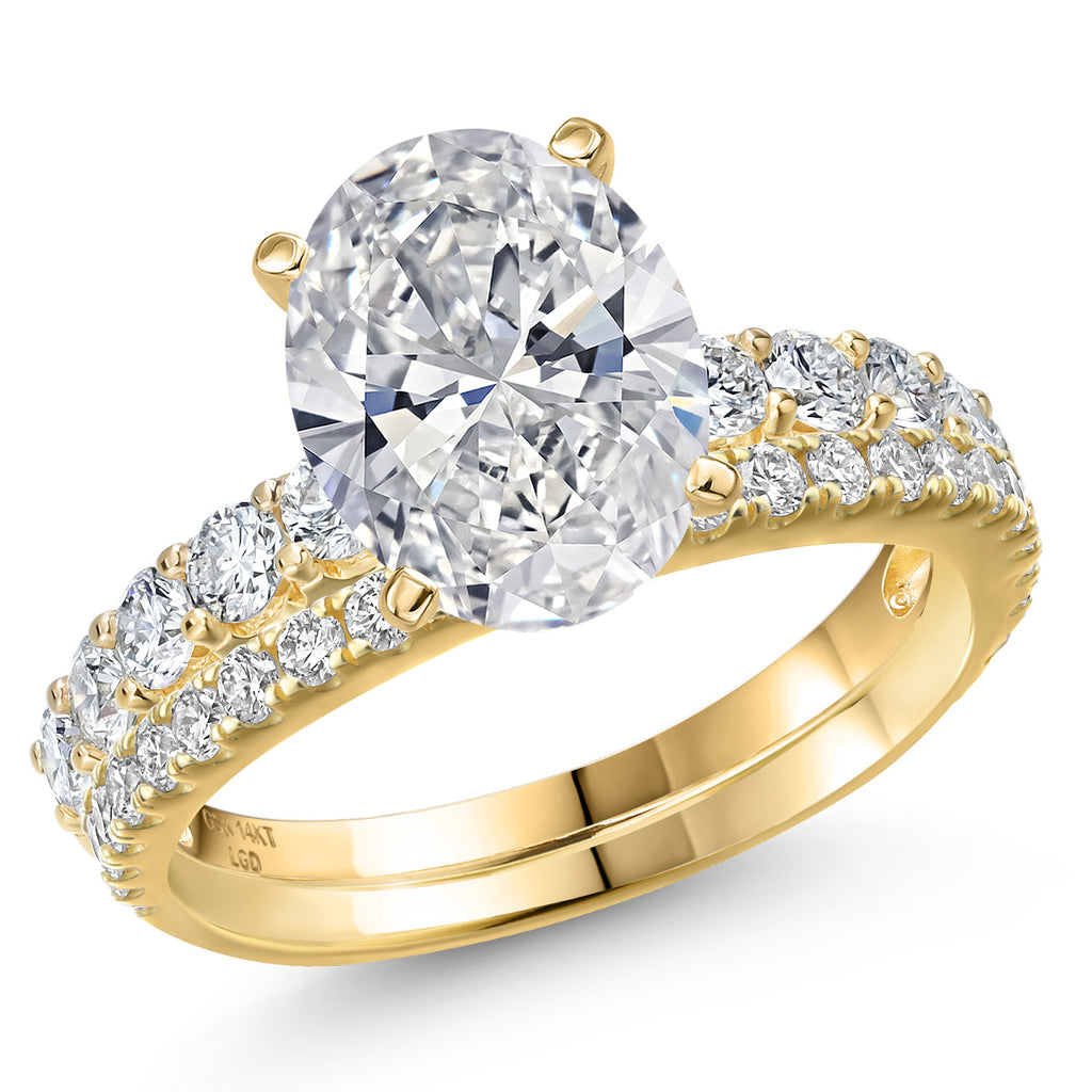 Center 3ct_7_Ring in 14K Yellow Gold
