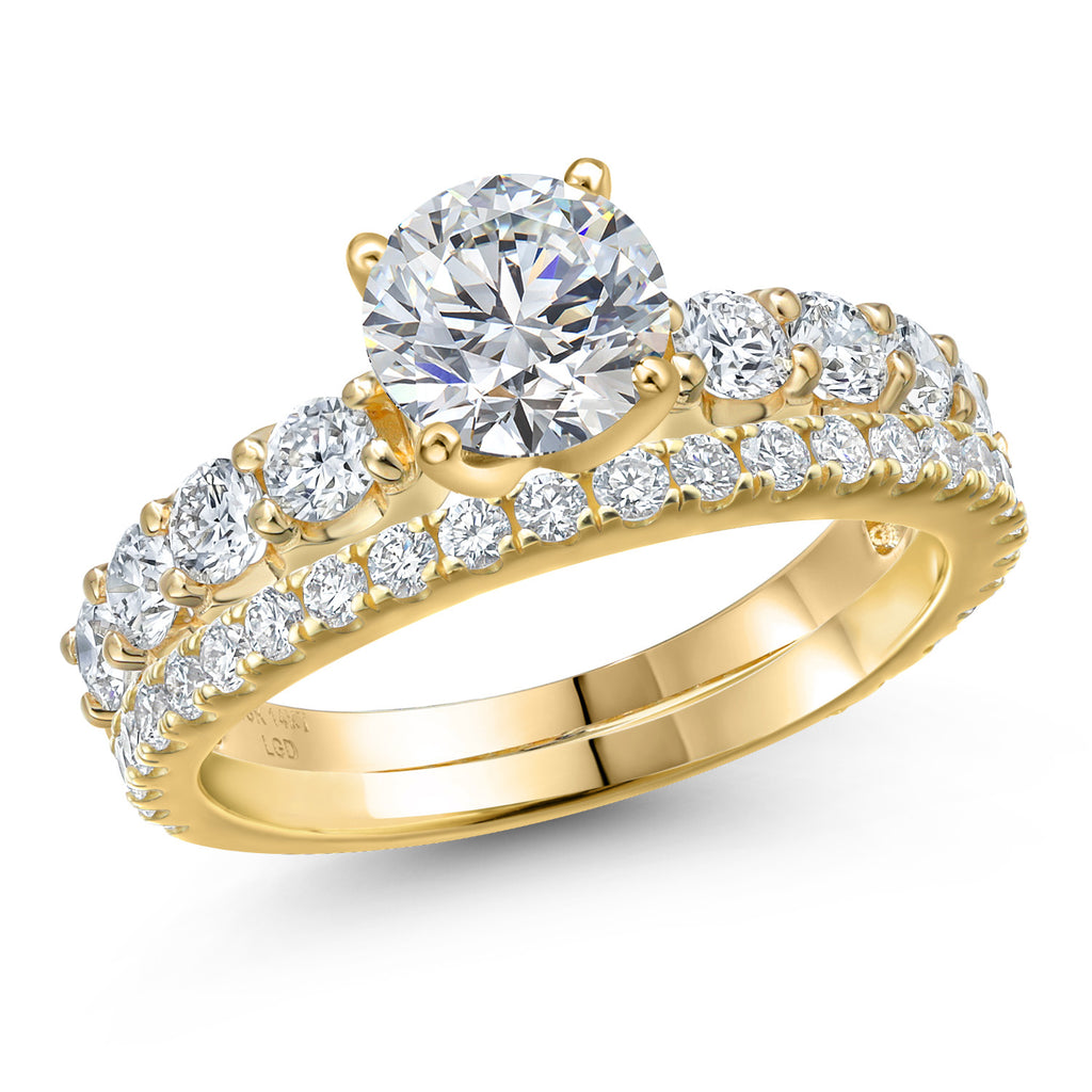 Center 1.5ct_7_Ring in 14K Yellow Gold
