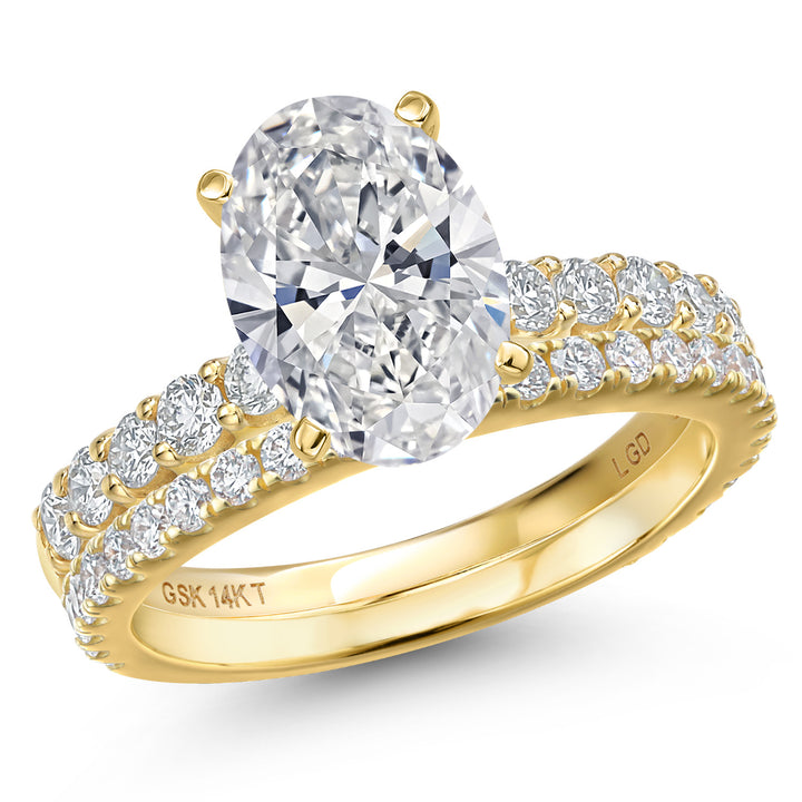 Center 3ct_5_Ring in 14K Yellow Gold