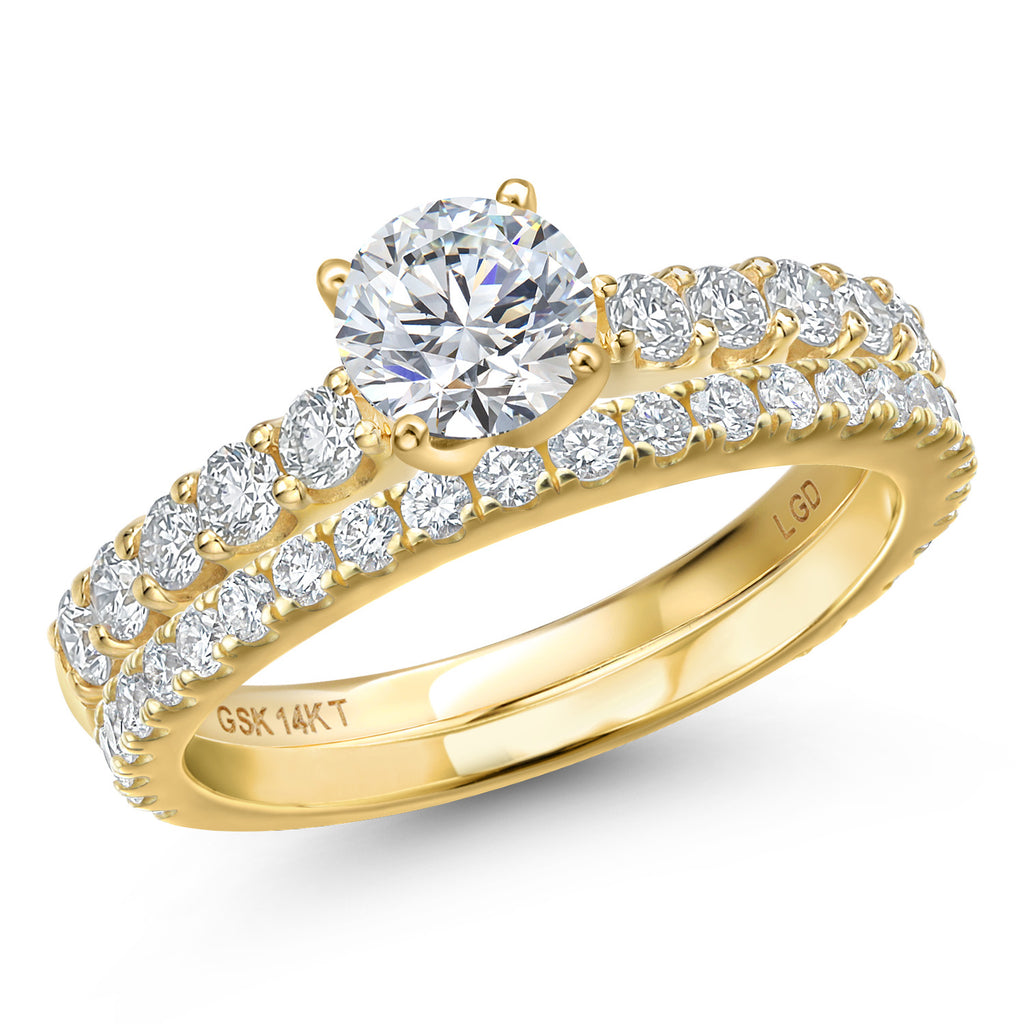 Center 1ct_5_Ring in 14K Yellow Gold