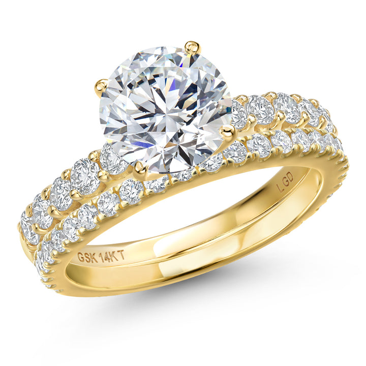 Center 3ct_5_Ring in 14K Yellow Gold