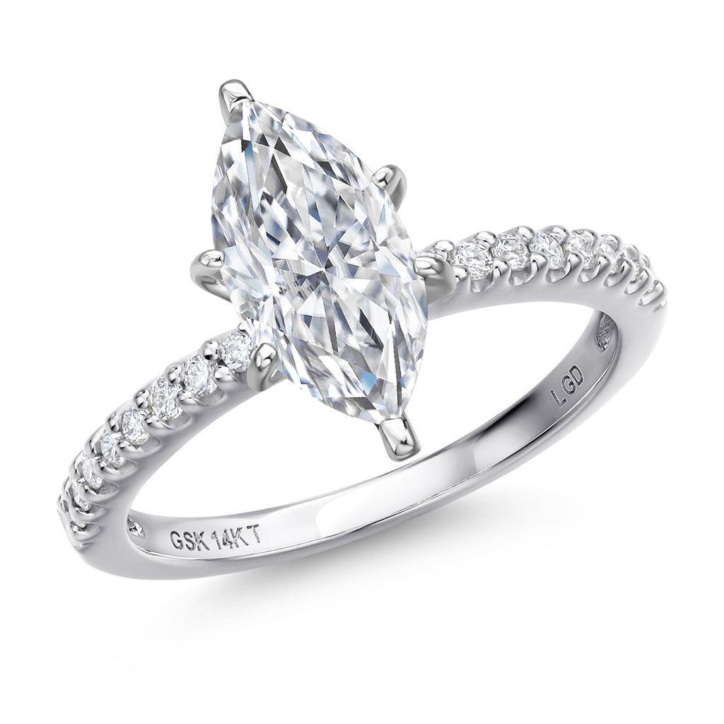 Marquise Cut_Center 1.50ct_7_Ring in 14K White Gold