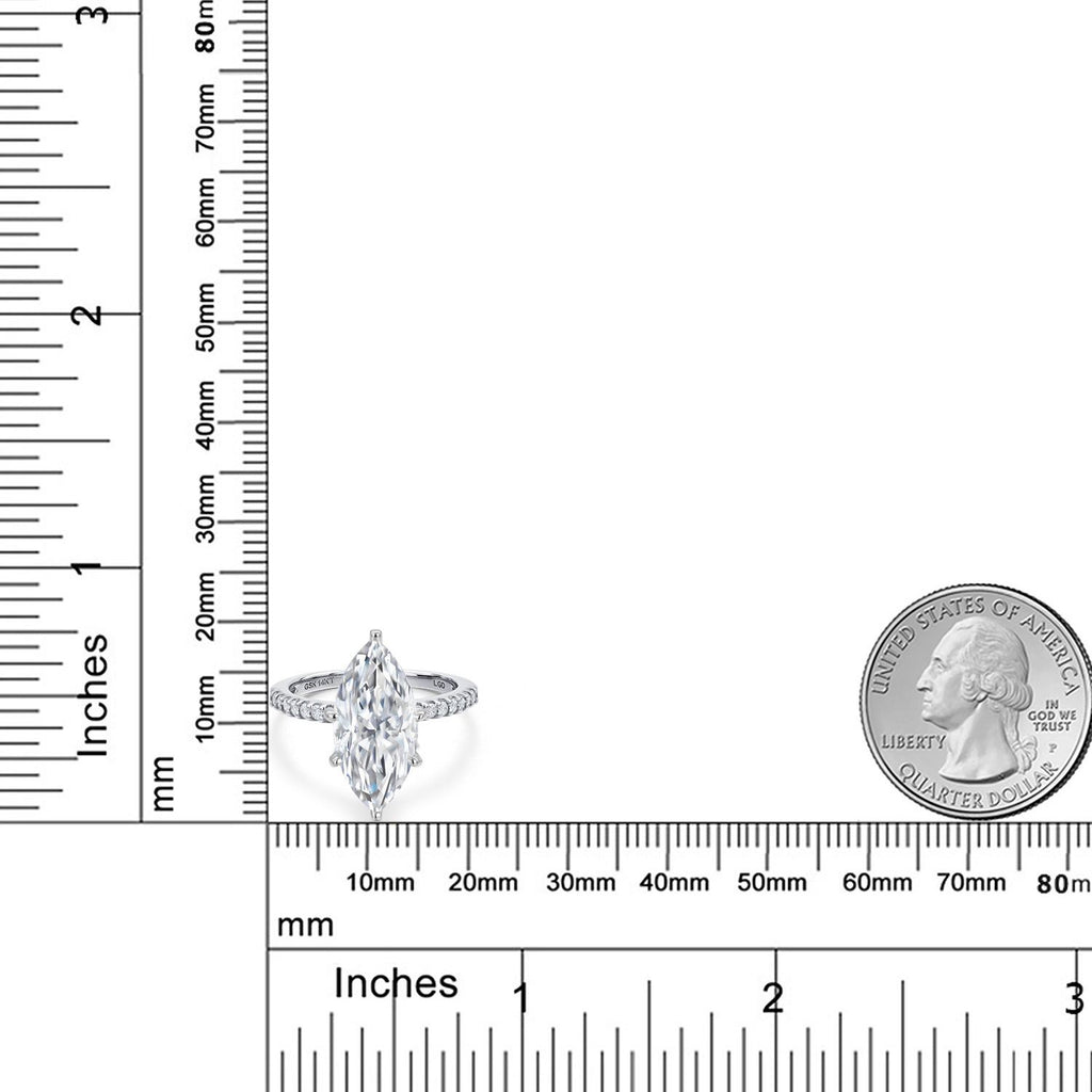 Ring in 14K White Gold