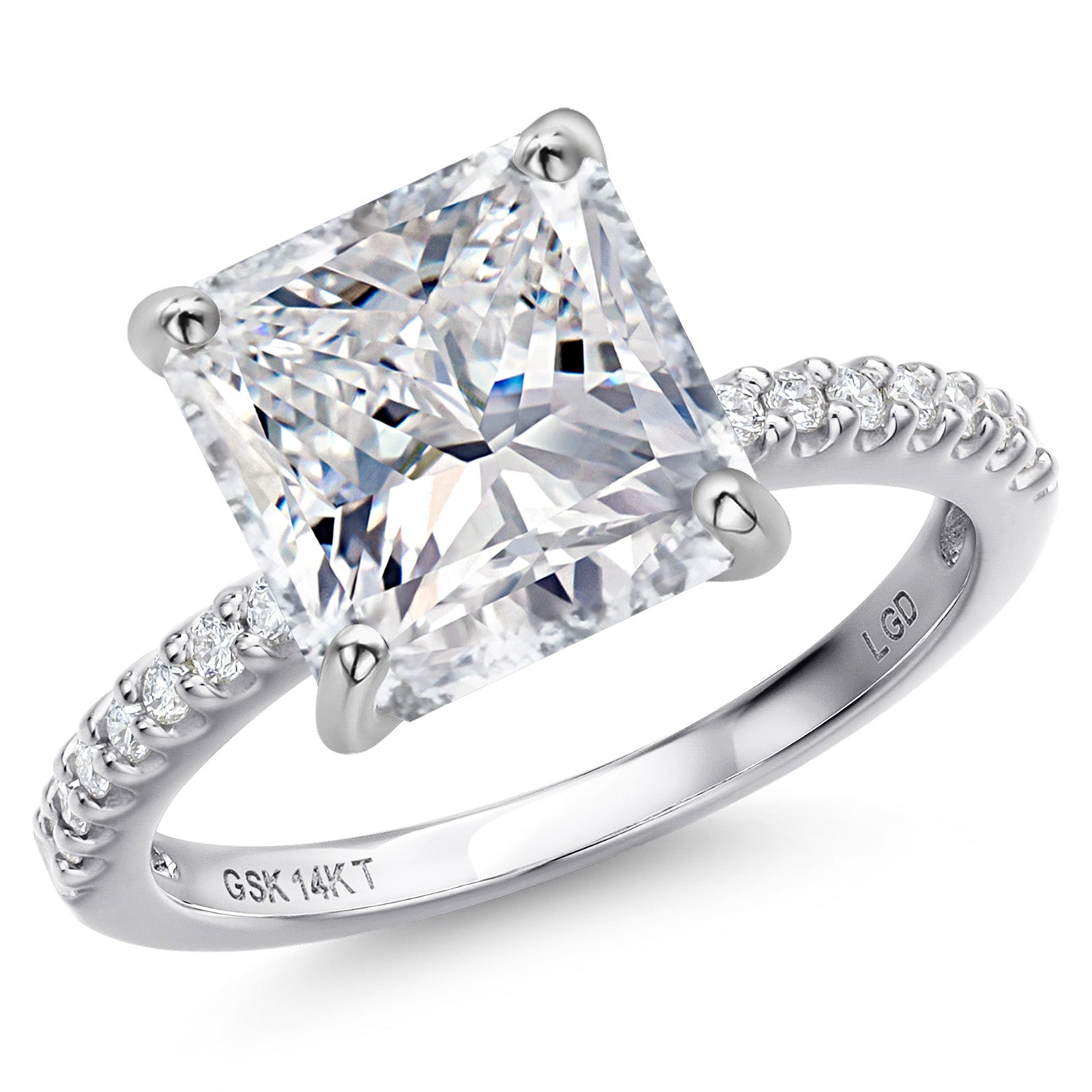 Ring in 14K White Gold