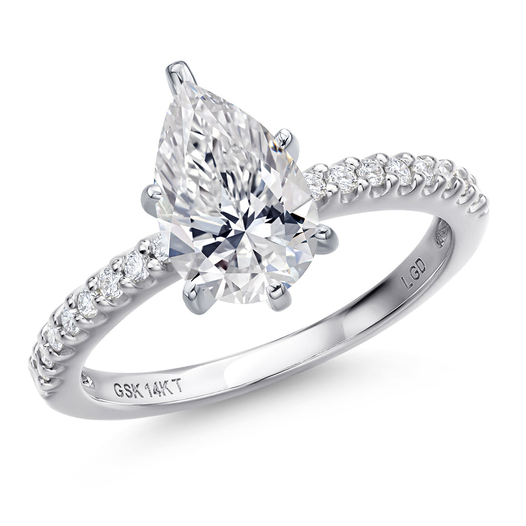 Pear Shape_Center 1.50ct_9_Ring in 14K White Gold