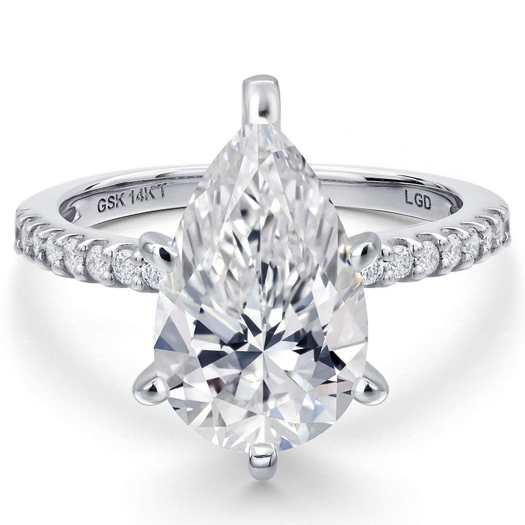 Ring in 14K White Gold