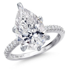 Ring in 14K White Gold