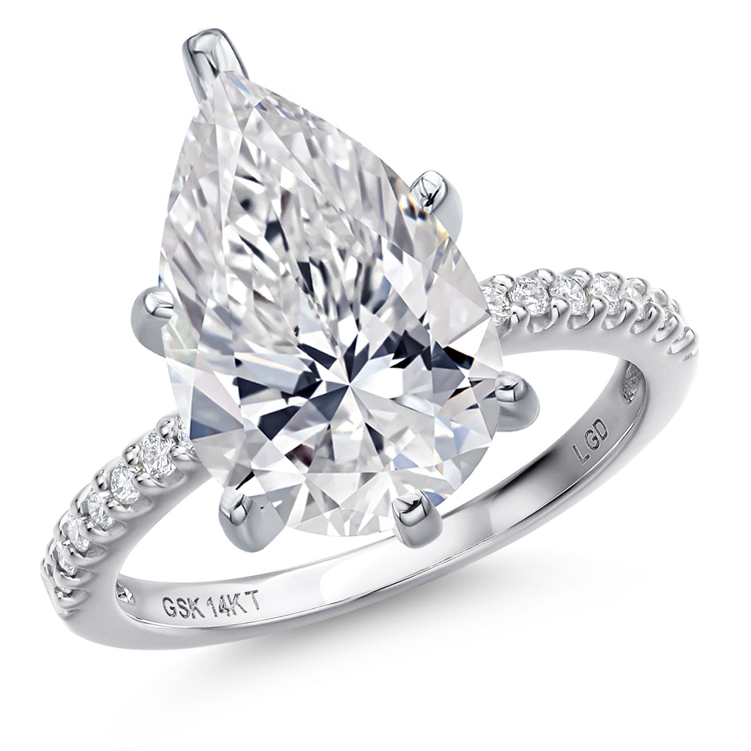 Ring in 14K White Gold