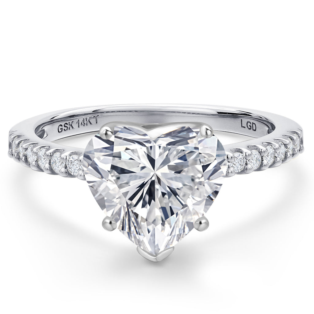 Ring in 14K White Gold