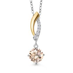 Pendant in 925 Sterling Silver and 10K Yellow Gold