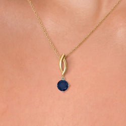 Pendant in 925 Sterling Silver and 10K Yellow Gold