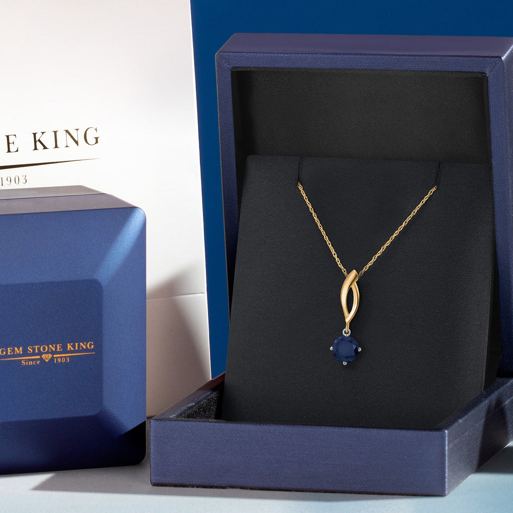Pendant in 925 Sterling Silver and 10K Yellow Gold