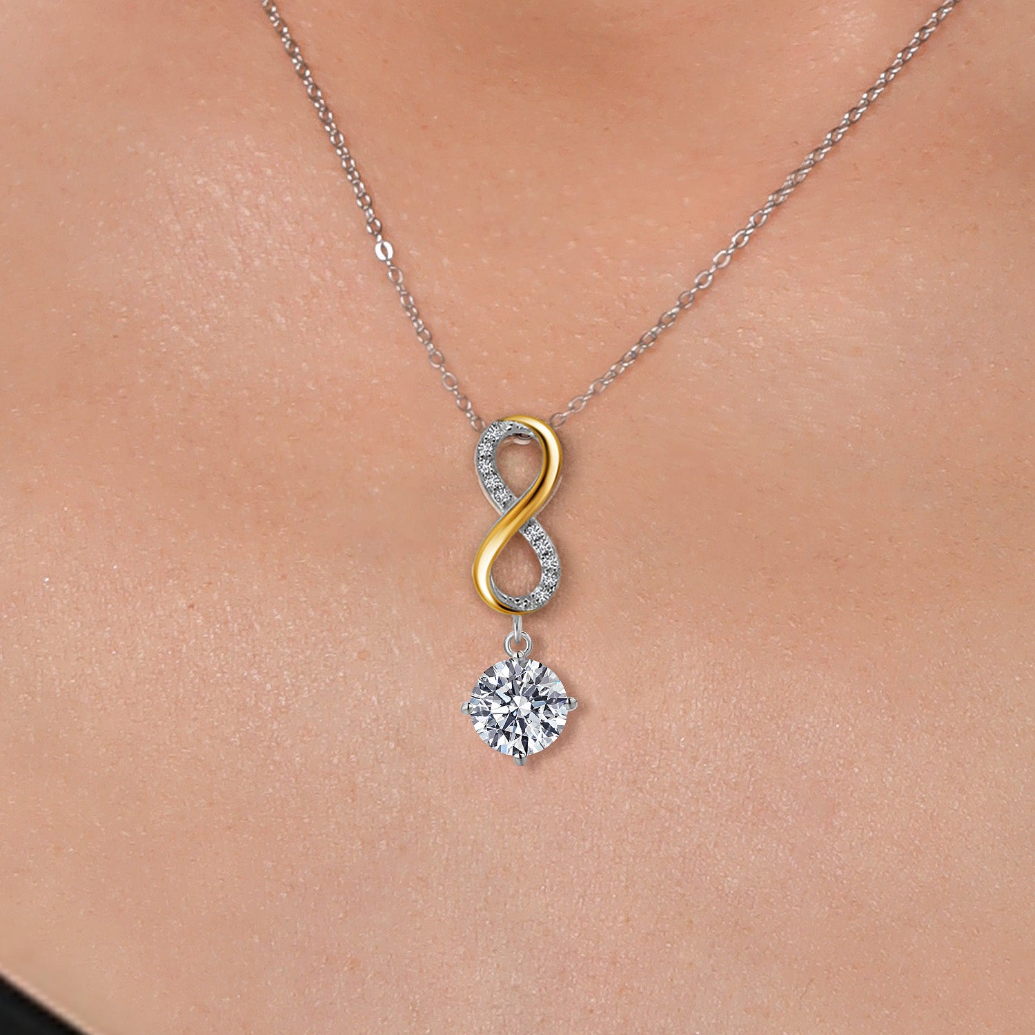 Pendant in 925 Sterling Silver and 10K Yellow Gold