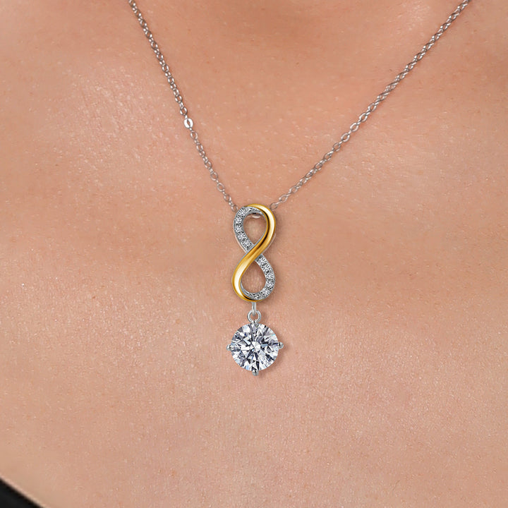 Pendant in 925 Sterling Silver and 10K Yellow Gold