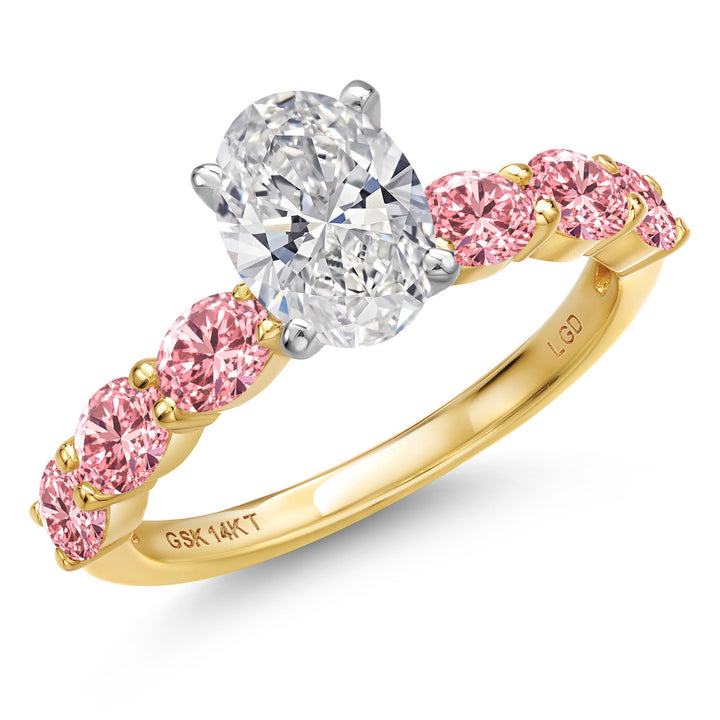 Center 1ct_14K Two Tone Gold_6_Ring in 14K Two Tone Gold