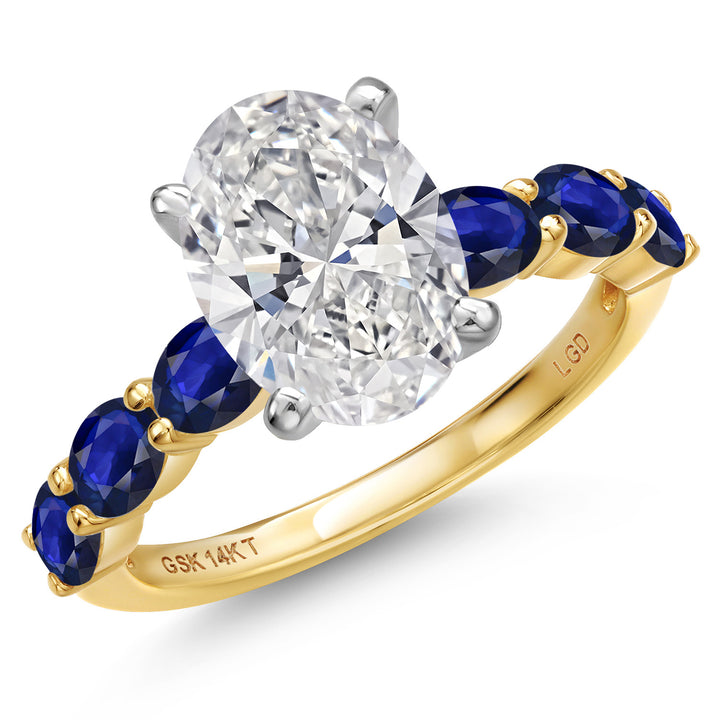Center 2ct_5_Ring in 14K Two Tone Gold
