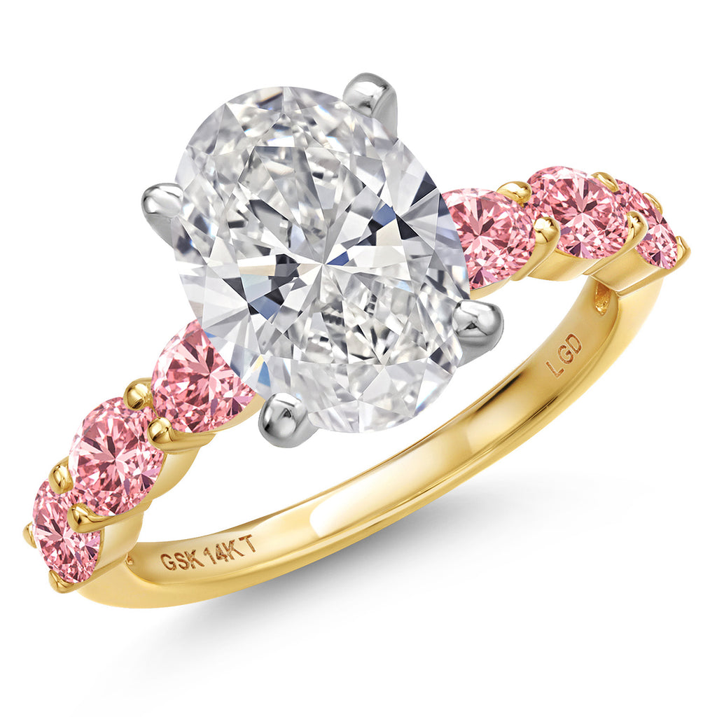 Center 2.5ct_6_Ring in 14K Two Tone Gold