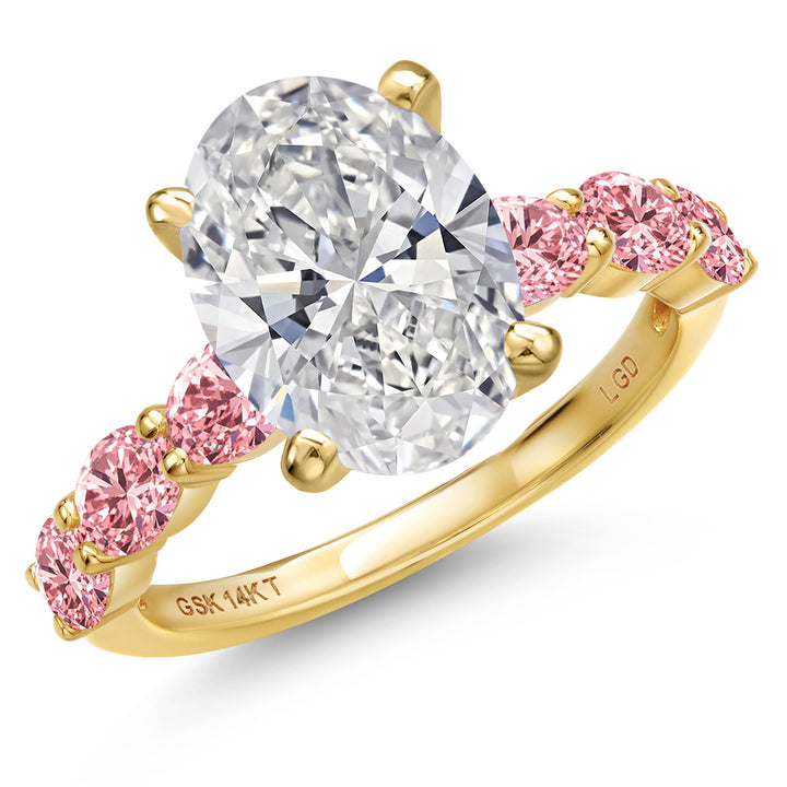 Center 3ct_5_Ring in 14K Yellow Gold