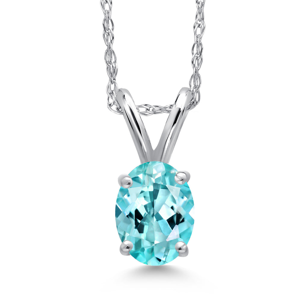 Apatite_Pendant in 10K White Gold
