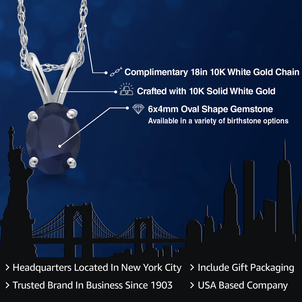 Pendant in 10K White Gold