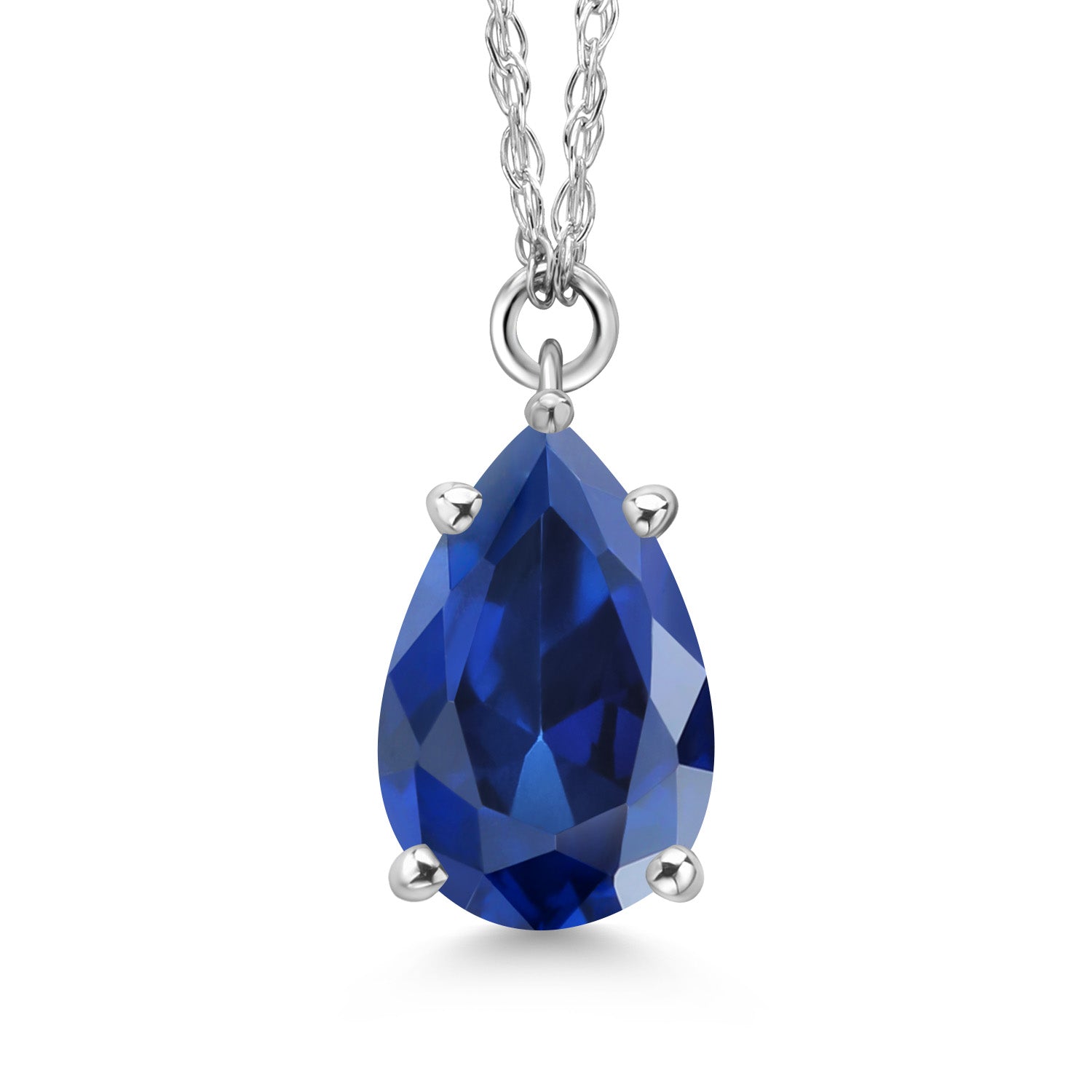 Blue Created Sapphire - September