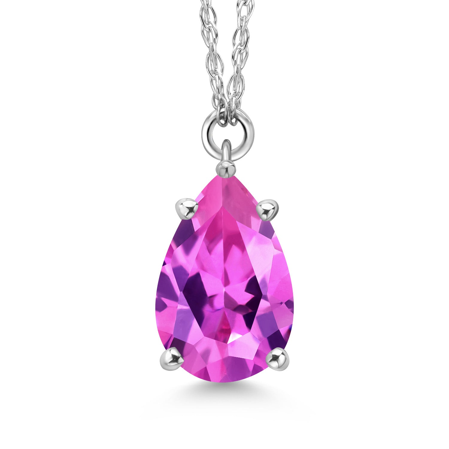 Pink Created Sapphire - September