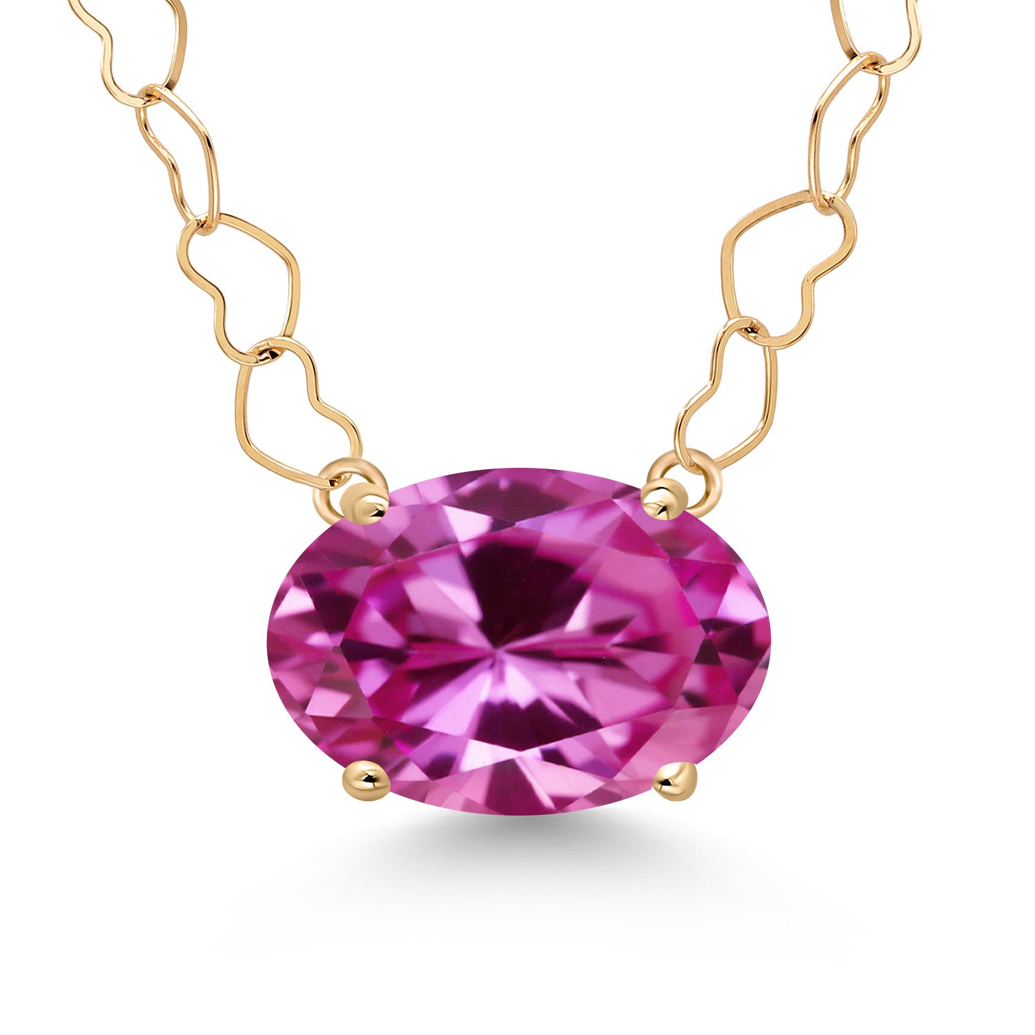 Pink Created Sapphire - September