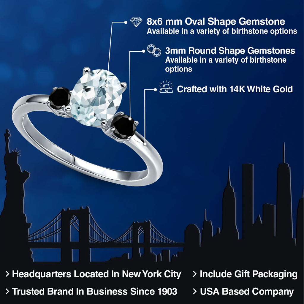 Ring in 14K White Gold