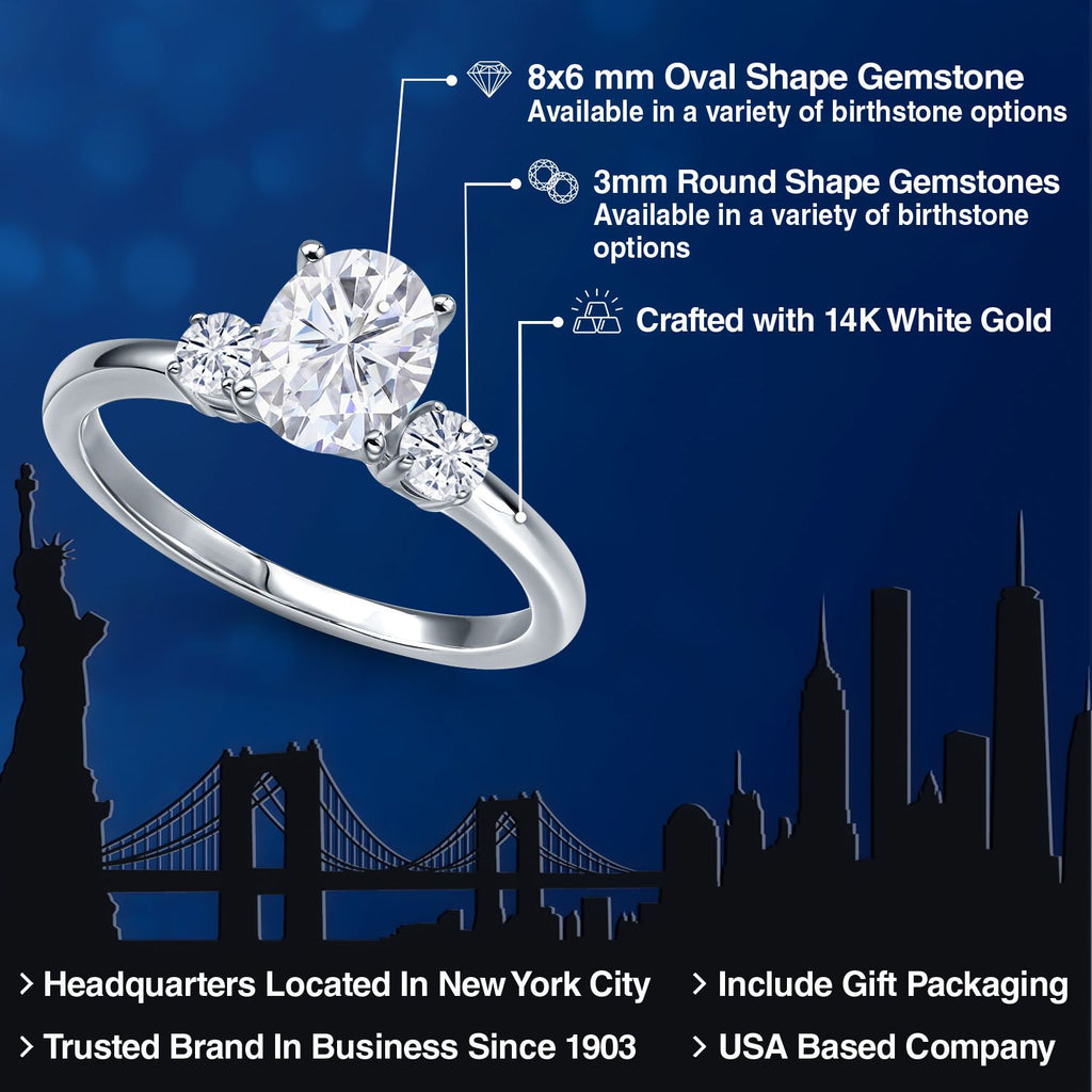 Ring in 14K White Gold