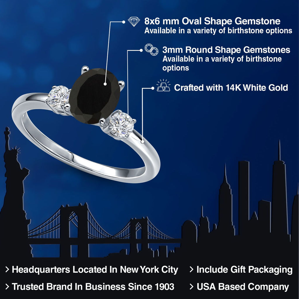 Ring in 14K White Gold