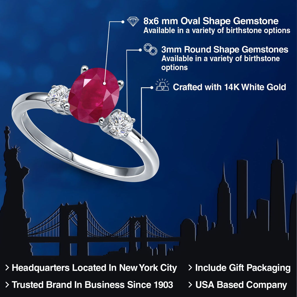 Ring in 14K White Gold