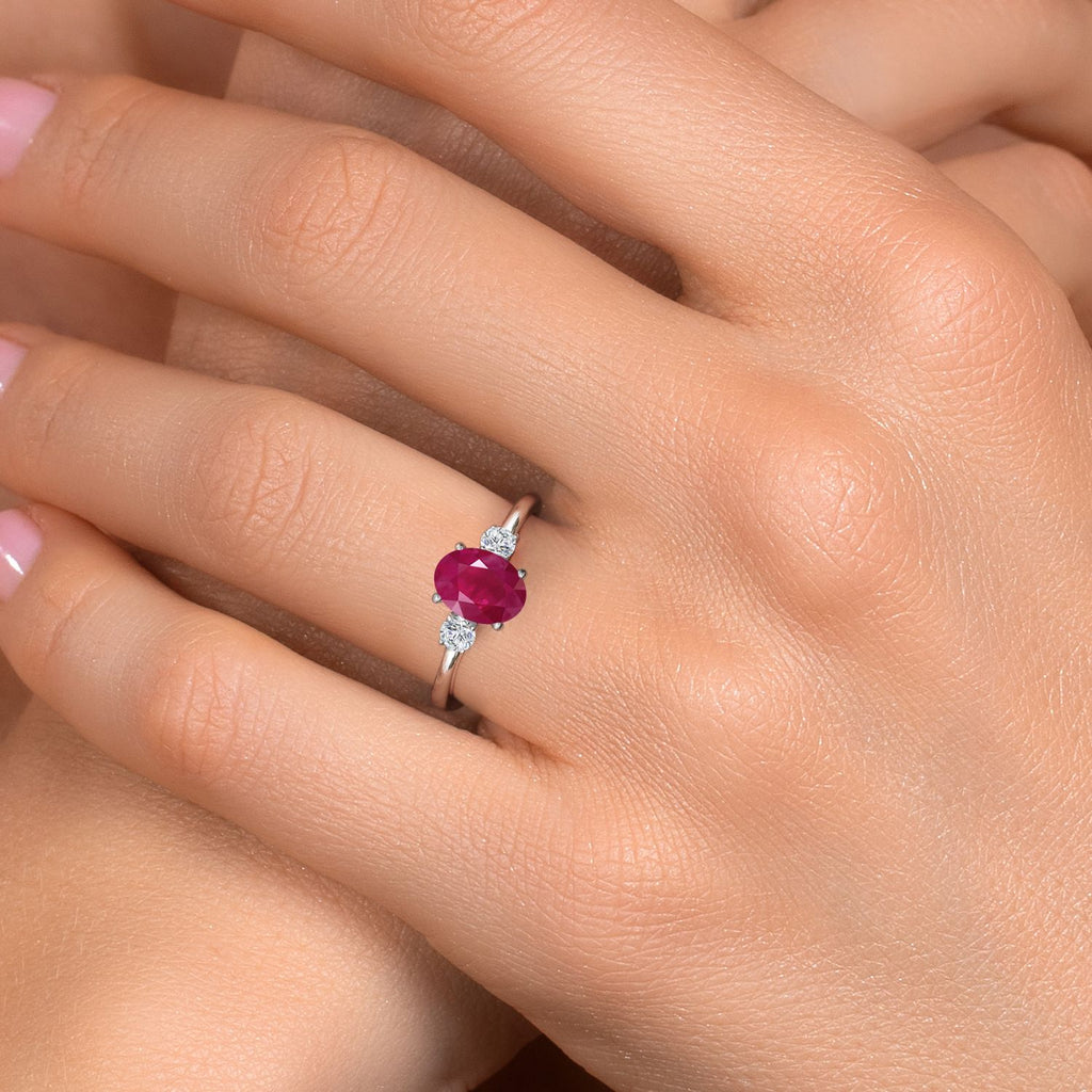 Ring in 14K White Gold