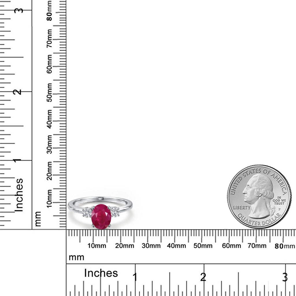 Ring in 14K White Gold