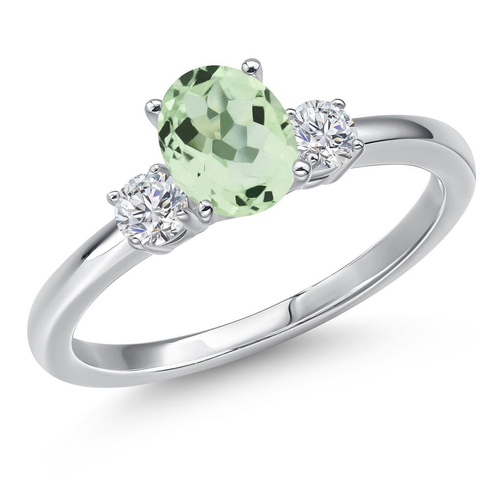 Prasiolite_7_Ring in 14K White Gold