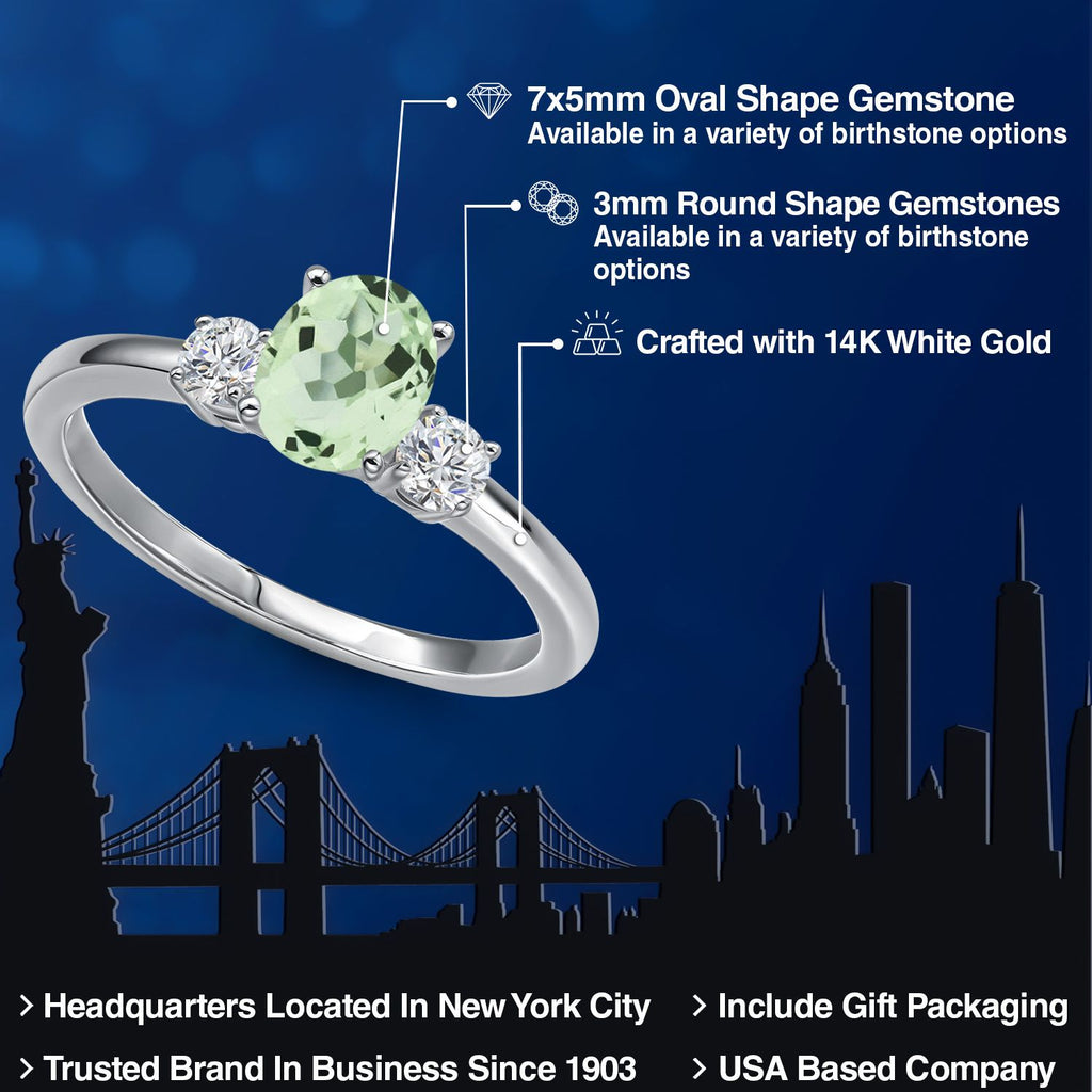 Prasiolite_7_Ring in 14K White Gold