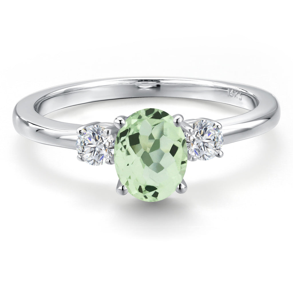 Prasiolite_7_Ring in 14K White Gold
