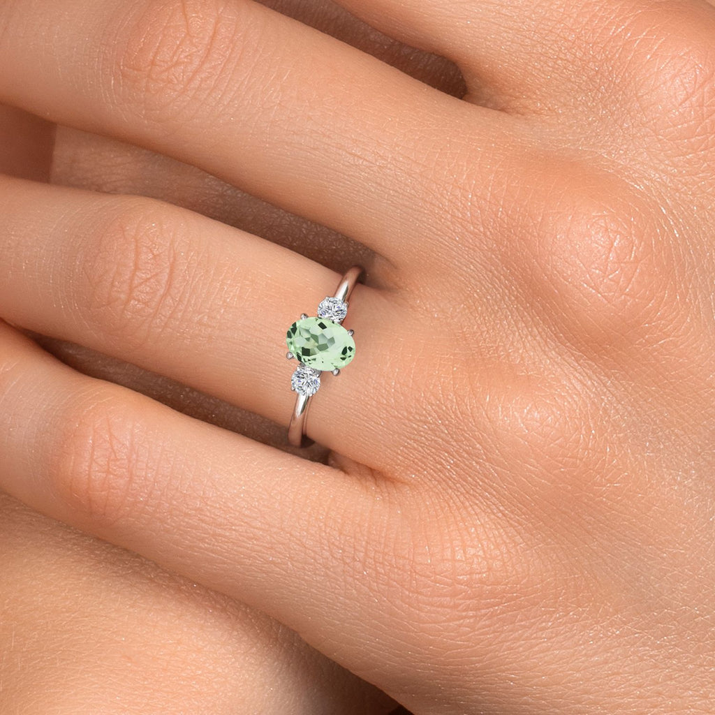 Prasiolite_7_Ring in 14K White Gold