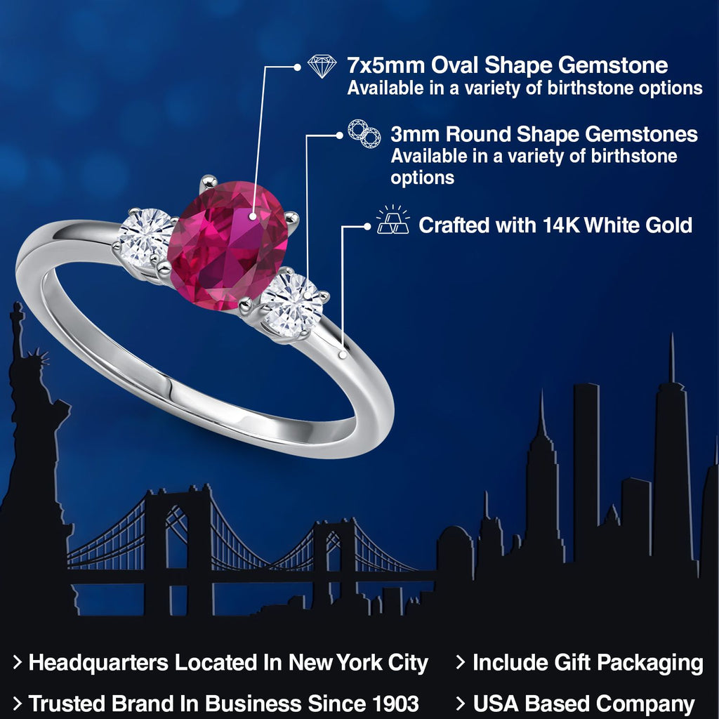 Created Ruby - July_8_Ring in 14K White Gold