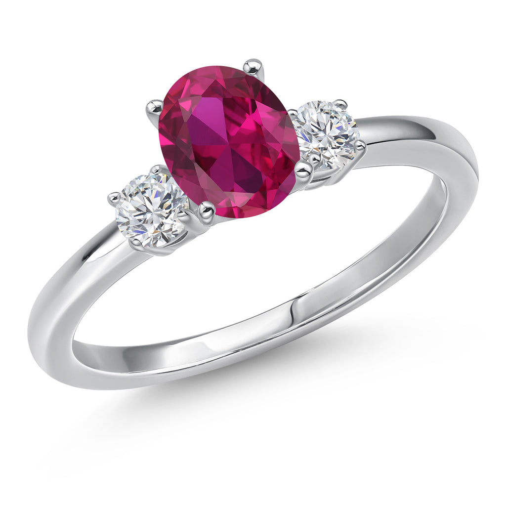 Created Ruby - July_7_Ring in 14K White Gold