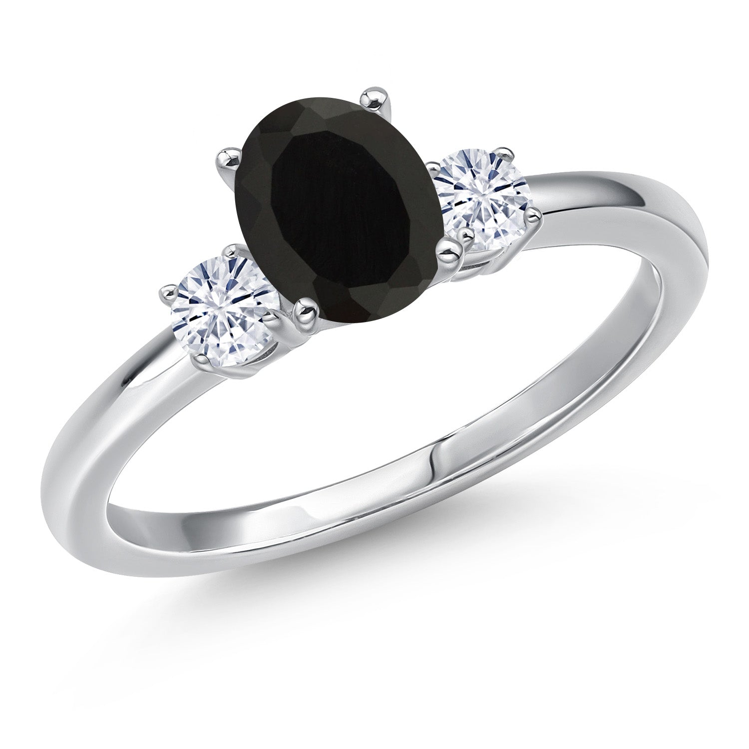 Onyx - December_8_Ring in 14K White Gold