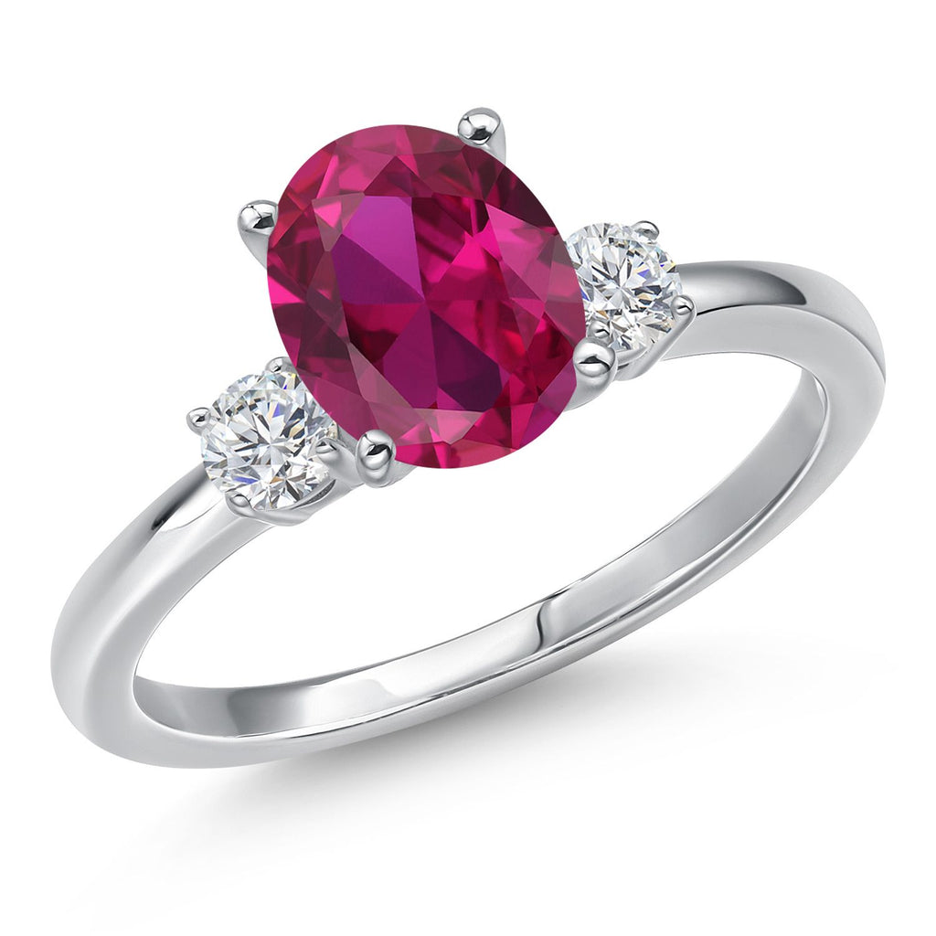 Created Ruby - July_8_Ring in 14K White Gold