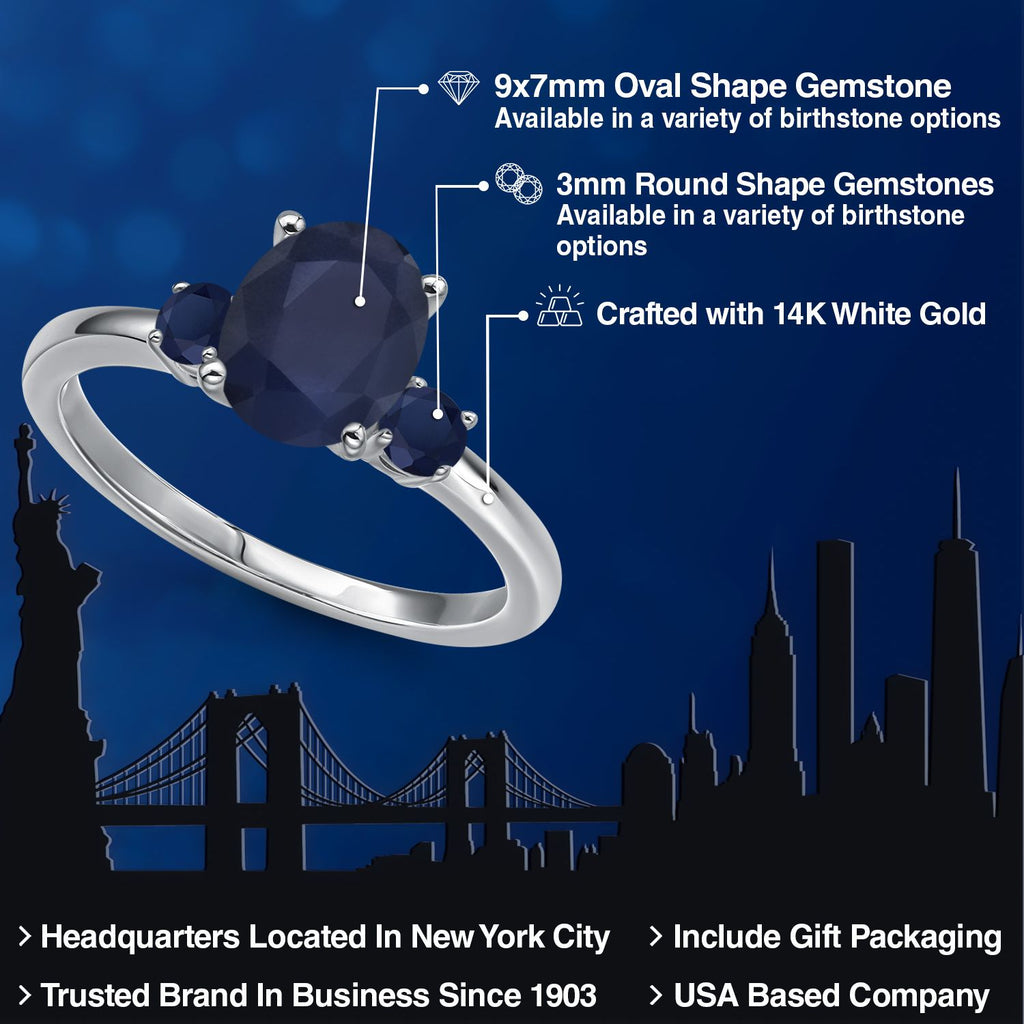 Ring in 14K White Gold
