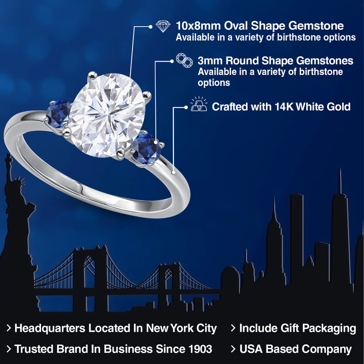 Ring in 14K White Gold