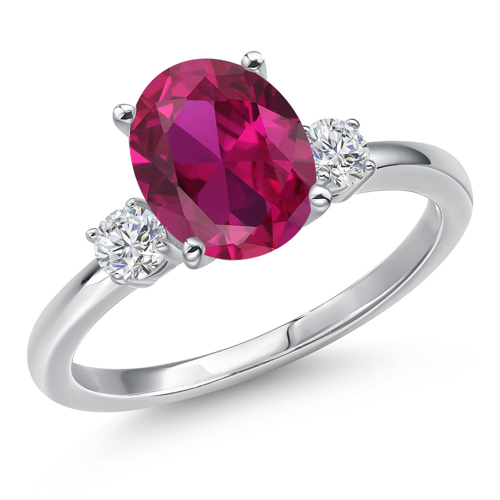 Created Ruby - July_8_Ring in 14K White Gold