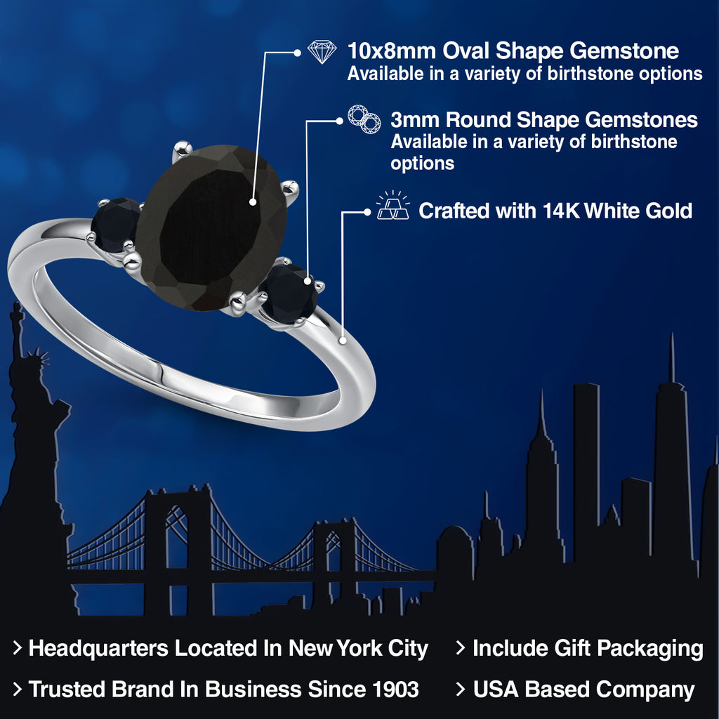 Ring in 14K White Gold
