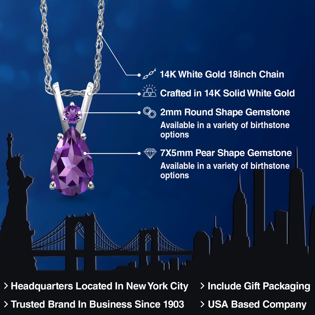 Pendant in 14K White Gold