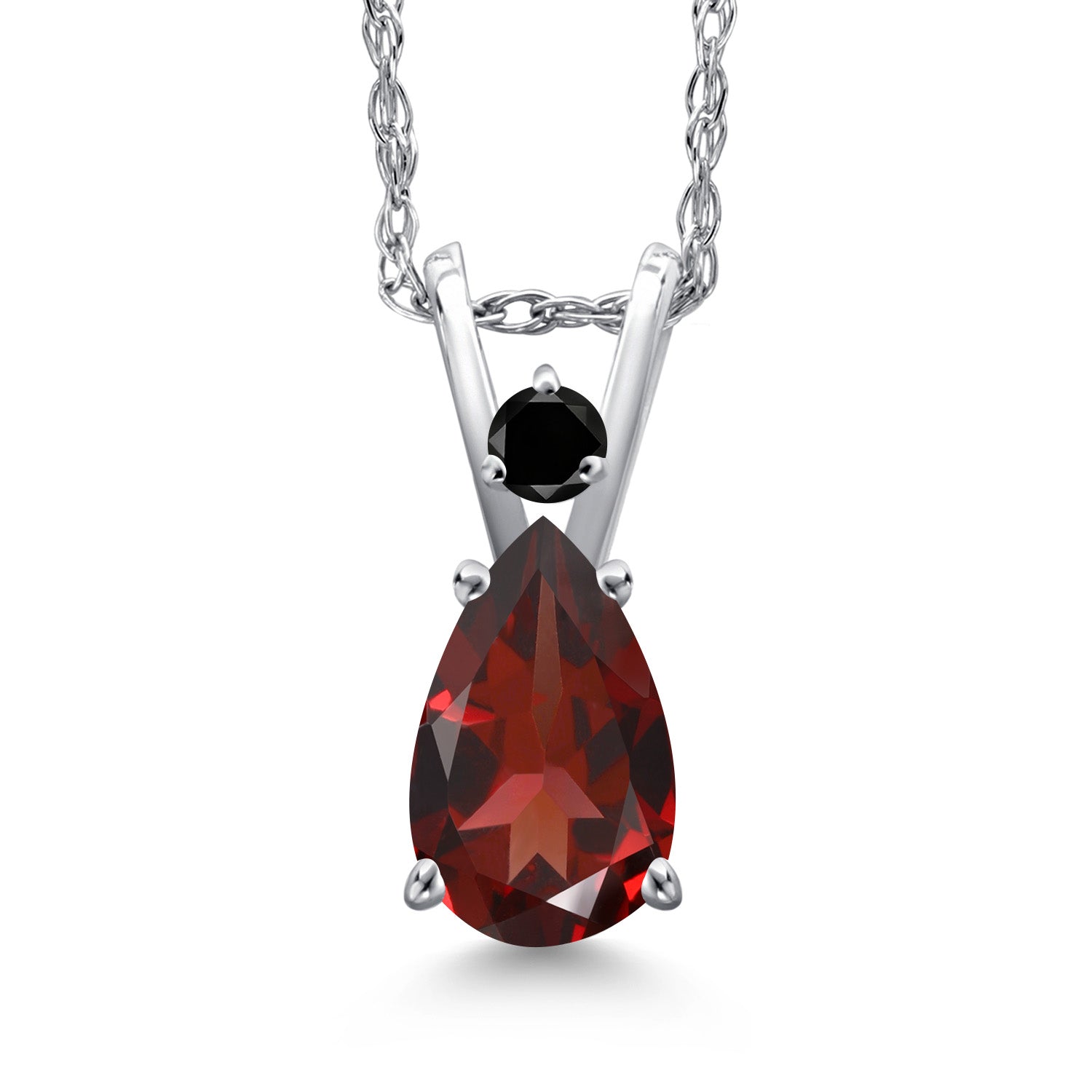 Pendant in 14K White Gold
